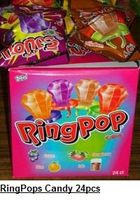 [ 24pieces ] Ring Pops Candy